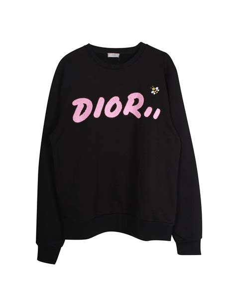 dior x kaws plush|kaws x dior crewneck sweatshirt.